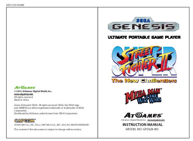 Console Portable ATGAMES – Master System / Game Gear – Ne S’allume Pas – Pour Pièces