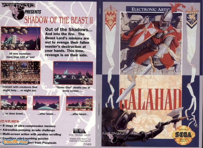 Legend of Galahad, The (USA, Europe) Datassette