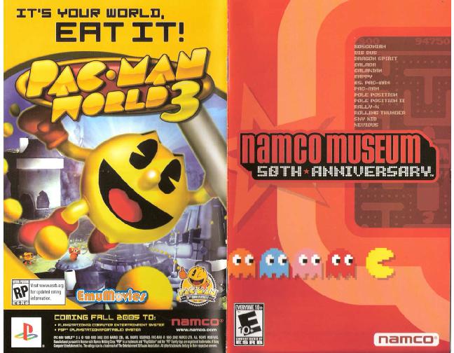 Jeu Namco Museum 50th Anniversary Pour Xbox - Version PAL FR Complète En Très Bon état