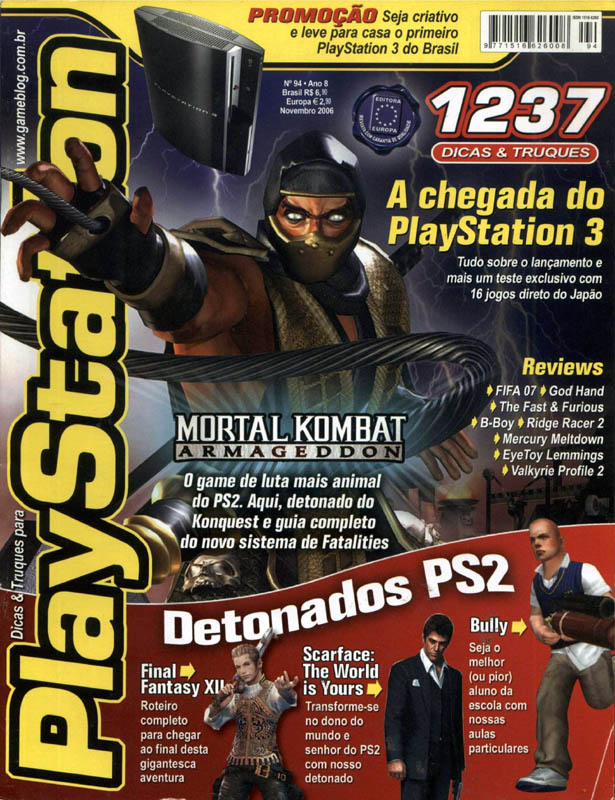 28G Revista Playstation Dicas e truques 118 / Fifa 09 detonado