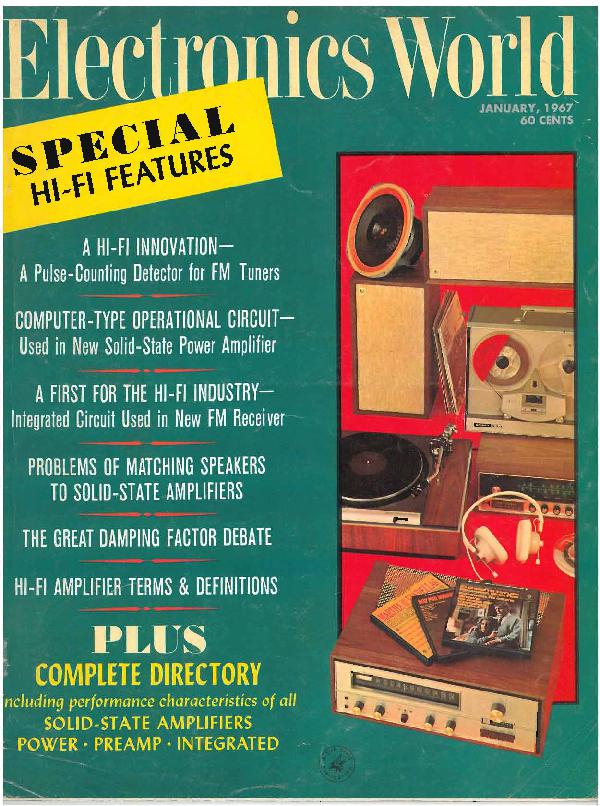 Electronics World 196701 Datassette