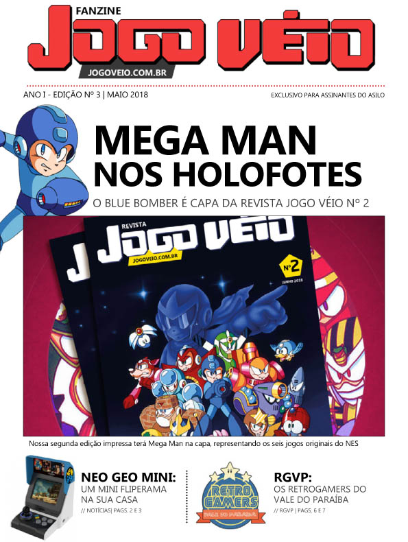 Revista Jogo Véio Nº 2 - Mega Man