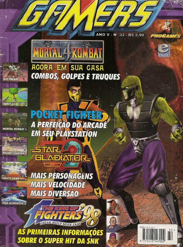 Sebo do Messias Revista - Gamers - Ano V - N°.32 - Mortal Kombat 4