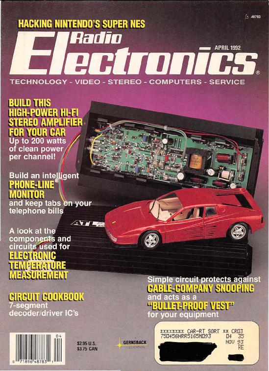 Radio Electronics 1992-04 | Datassette