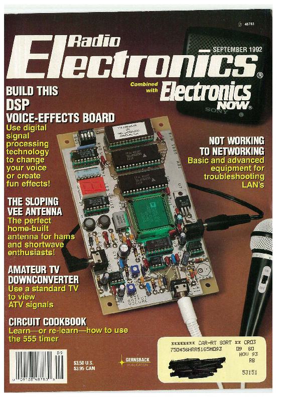 Radio Electronics 1992-09 | Datassette