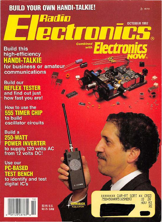 Radio Electronics 1992-10 | Datassette