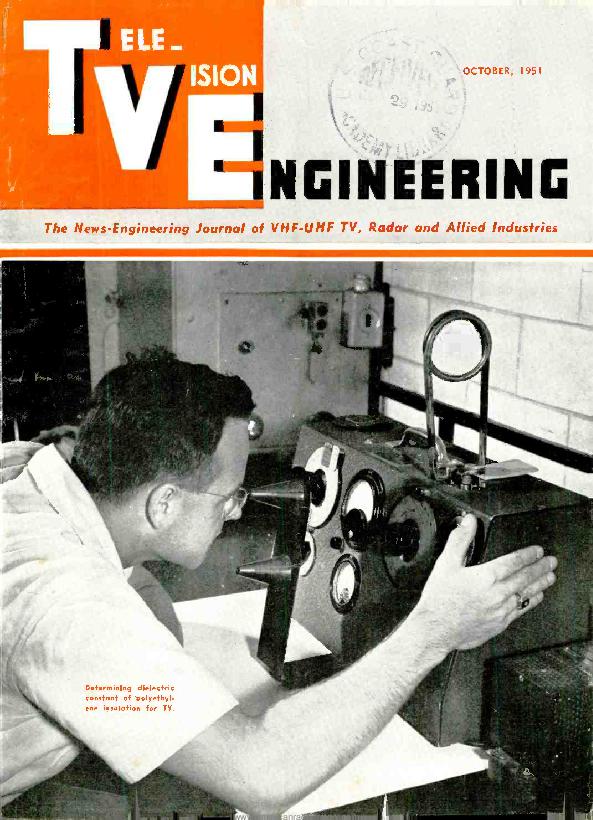 Television Engineering 1951-10 | Datassette